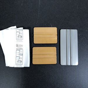 Lot: 2 3M PA-1 4", One 6" Squeegee Applicator, 3 6" Felt Sleeves